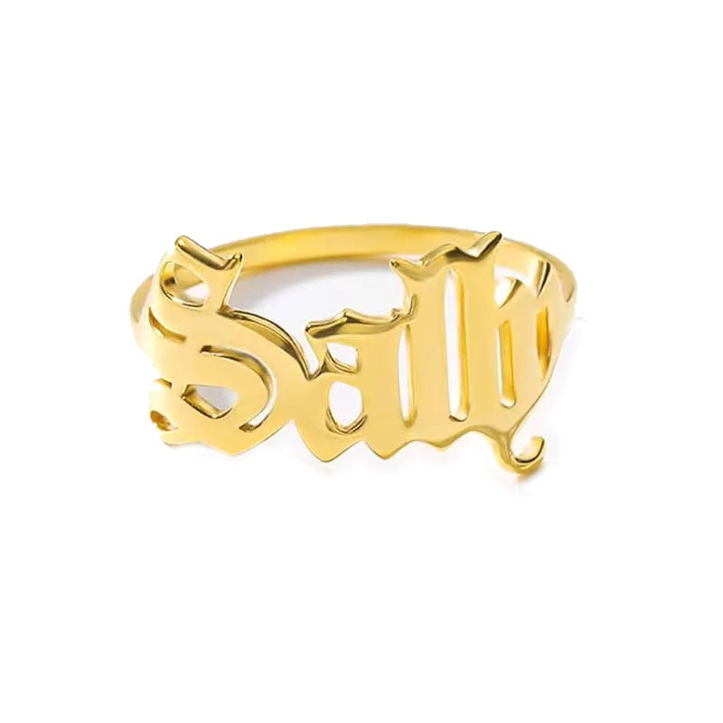 Classic Name Ring