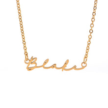 Load image into Gallery viewer, Classic Nameplate Necklace