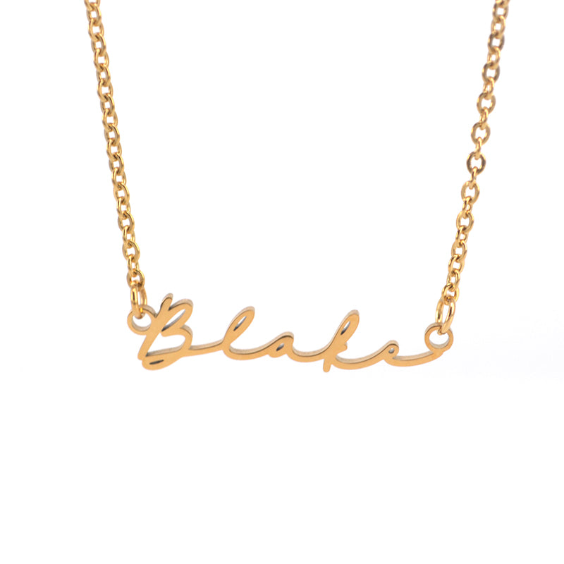 Classic Nameplate Necklace