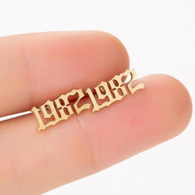 Load image into Gallery viewer, Stud Nameplate Earrings