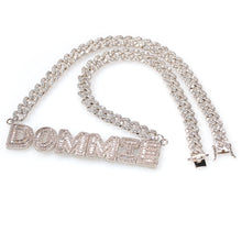 Load image into Gallery viewer, Icey Baguette Name Necklace