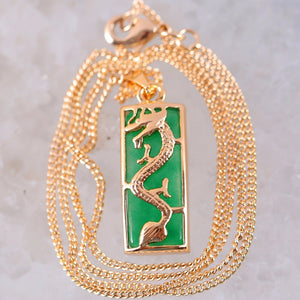 Jade Dragon Pendant