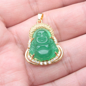 Jade Buddha Pendant