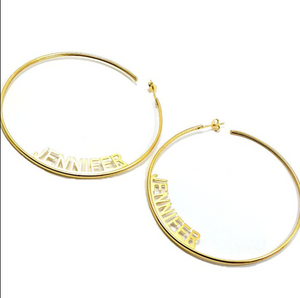 Classic Nameplate Hoops