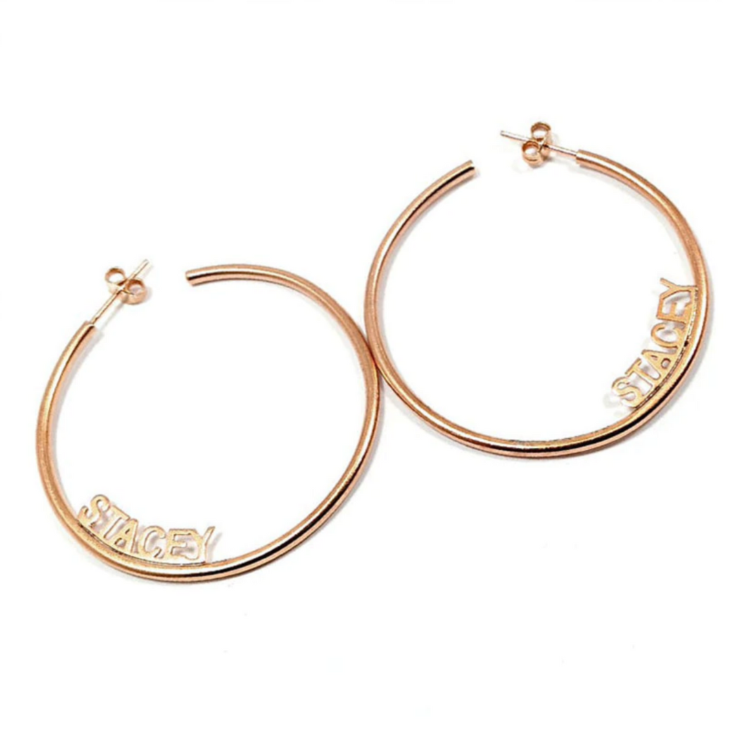 Classic Nameplate Hoops