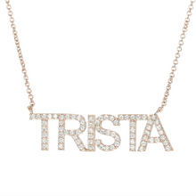 Load image into Gallery viewer, Icey Letter Necklace