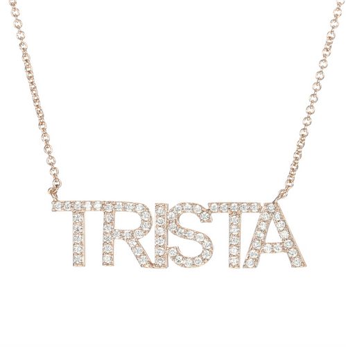 Icey Letter Necklace