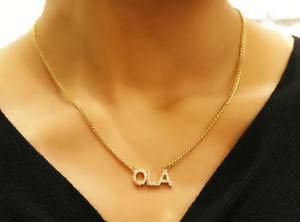 Icey Letter Necklace