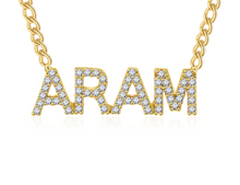 Load image into Gallery viewer, Icey Letter Necklace